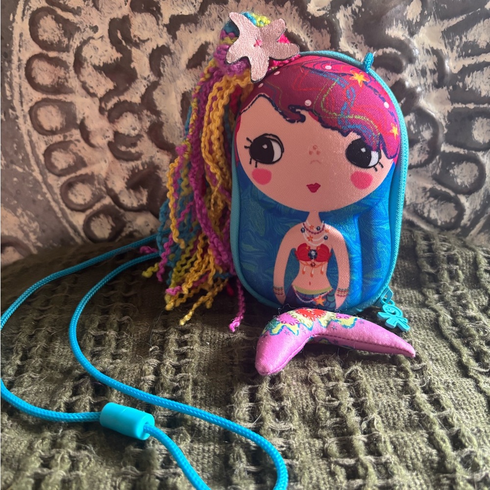 Colorful OKIEDOG OK Mermaid Zip PURSE Toy NWOT
